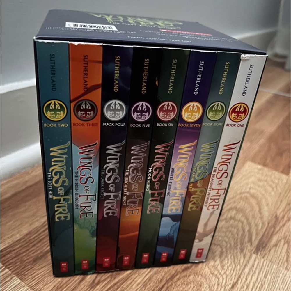 Wings of Fire boxed set never read